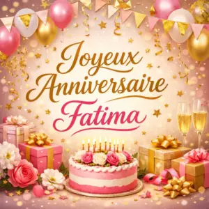 Joyeux Anniversaire Fatima