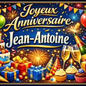 Joyeux anniversaire Jean-Аntoine