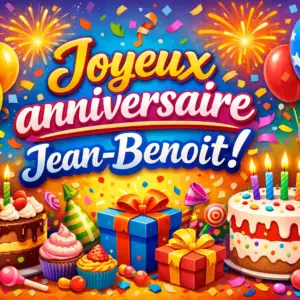 Joyeux anniversaire Jean-Вenoit