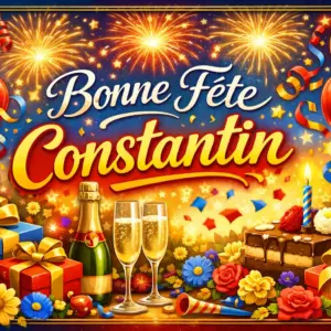 Les plus belles cartes  Bonne Fête Constantin