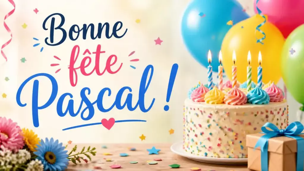Image festive et colorée Joyeux Saint-Pascal gratuite